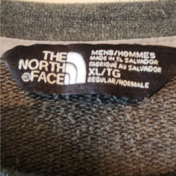 The North Face grey crewneck sweatshirt size mens xl - Picture 4 of 4